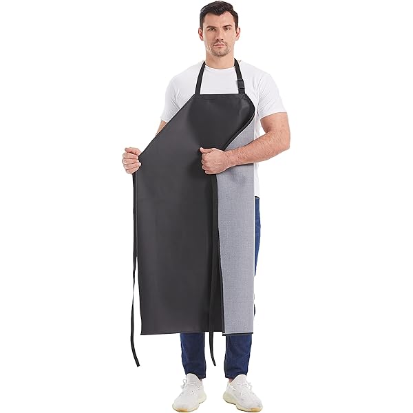 50s MADE IN USAコットンエプロン 染み込みブラックプリント 50s MADE IN USAコットンエプロン 染み込みブラックプリント