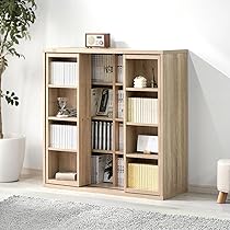 スライド本棚　幅90 Amazon.co.jp: ワイエムワールド 本棚 スライド式 大容量 奥深タイプ