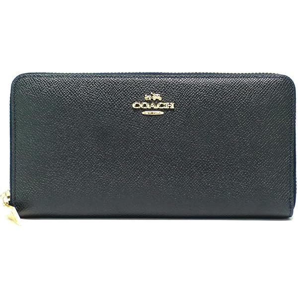 COACH ブラック レザー 長財布 F52372 Amazon | 財布 長財布 レディース F52372 LIBHP COACH クロス