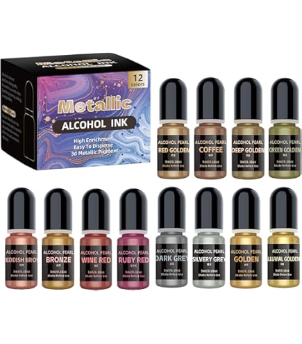 ボトルインク 7本セット Amazon.co.jp: アルコールインクセット 7ボトルコレクション