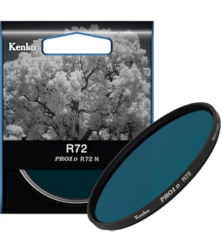 Amazon.co.jp: Kenko カメラ用フィルター PRO1D R-72 52mm モノクロ  