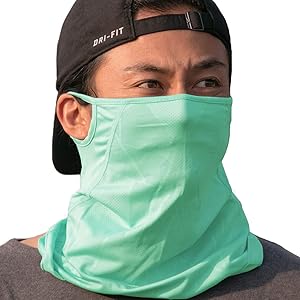 Umibozu(ウミボウズ) 冷感フェイスカバー GOLD FEELING FACE COVER 洗える 3秒装着