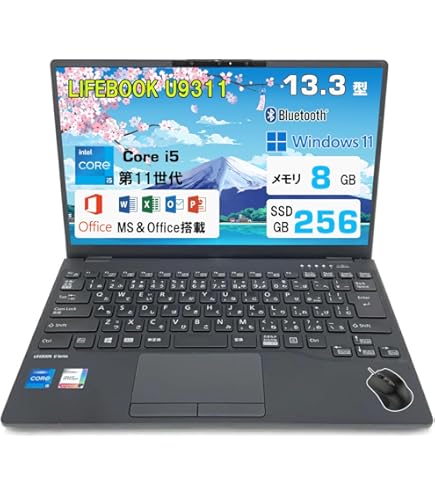 Amazon.co.jp: 【整備済み品】 富士通 Fujitsu Lifebook U9311/F 第11 