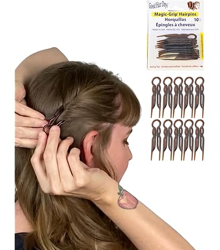 200Pcs 2.75" High Quality Metal Large Bobby Pins For Styling Thick Hair, Silver & Brown