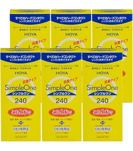 【新品】HOYA Simple One ハードコンタクト洗浄保存液 18本セット シンプルワン | HOYA株式会社 コンタクトレンズ事業部
