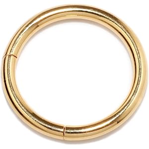[凛RIN] サージカルステンレス ワンタッチセグメントリング ボディピアス 軟骨ピアス フープ(14G・10mm/ゴー…