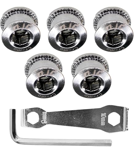 Amazon | Wolf Tooth Components チェーンリングボルト+ナット 5個