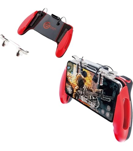 Amazon | エレコム スマートフォン用 ゲーミング ボタン付きグリップ(2