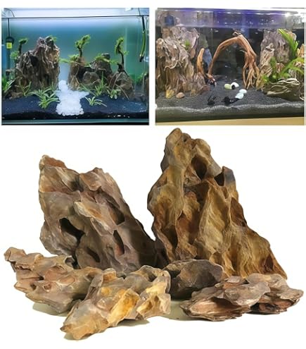 Amazon | 輝岩石 サイズミックス【3kg】 誰もが選ぶ水槽を飾るのに最適