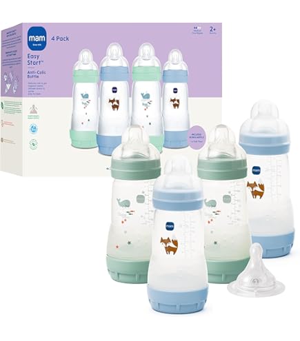 Amazon | 哺乳瓶対応 哺乳瓶 ソフトシリコンニップル MAMボトル用 高速