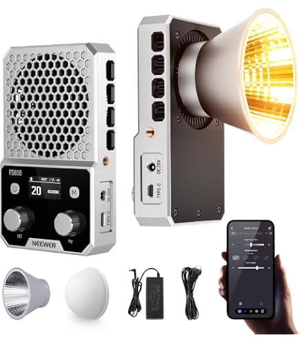 Amazon | Ulanzi C01 100W COBビデオライト 撮影用ライト 30000Lux