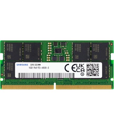 Amazon.co.jp: Samsung 16GB DDR5 4800MHz PC5-38400 CL40 SODIMM 1Rx8