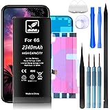 cDraFixit For iPhone 6s バッテリー 修理 交換用 2340mAh大容量 PSE認証済み バッテリー シール付き 標準工具セット付