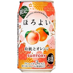【祝・新年】サントリー ほろよい 白桃とオレンジ [ チューハイ 350ml ]