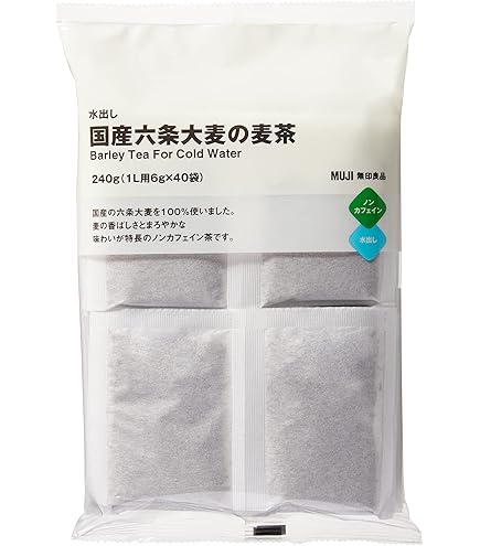 Amazon.co.jp: Mu-in Ryohin Cold Brew Grain Blend Tea, 200g (5g x