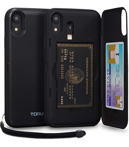 Amazon.co.jp: TORU CX PRO iPhone Xs ケース カード 収納背面 3枚