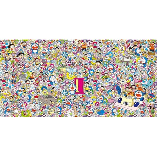 Amazon 村上隆 ドラえもん あんなこといいな 出来たらいいな ポスター Ed1000 おもちゃ おもちゃ