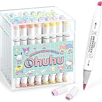 サンリオ×ohuhu マーカーペン 80色 71y3qIE-yqL._AC_UL210_SR210,