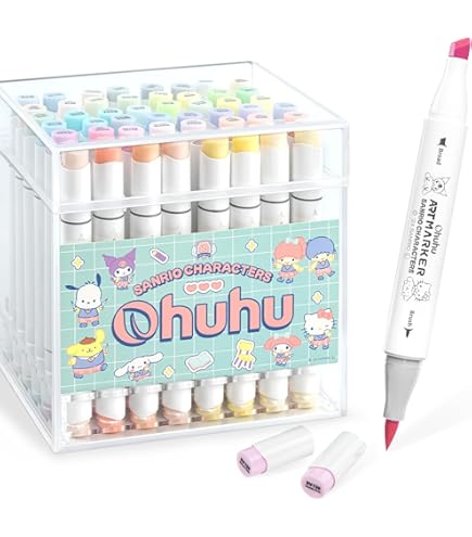 Amazon.co.jp: デリーター アルコールマーカー ネオピコ-2 応用72色B