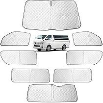 Dpapa トヨタ ハイエース　車中泊　遮光パッド　断熱 楽天市場】ハイエース 200系 遮光パッド（サンシェード）リア7面