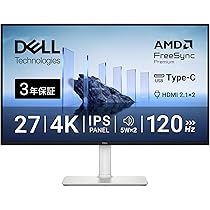 Amazon.co.jp: Dell S2725QC 27インチ 4K モニター(無輝点3年保証/4K