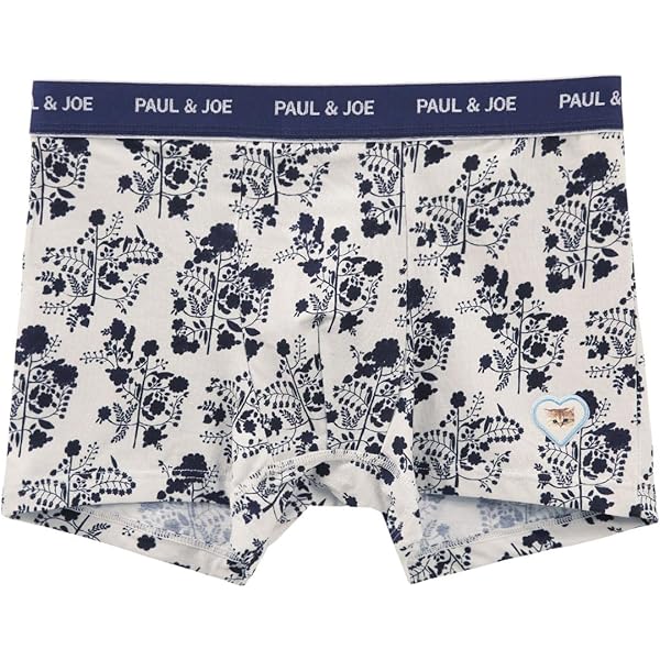 ★新品★ ポール＆ジョー ボクサーブリーフ 缶パッケージ入り 4点セット ② ポール＆ジョー(紳士洋品) ネコと花柄前閉じボクサーパンツ/缶