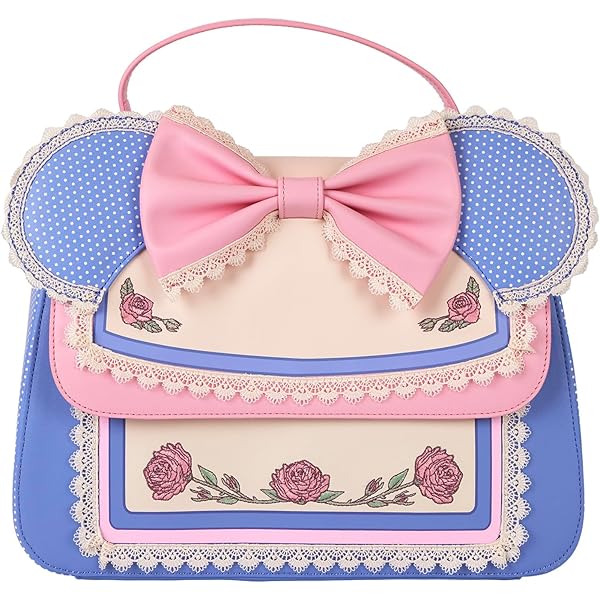 Amazon | Loungefly ディズニー ミニー 花柄とレースの耳 クロス Amazon | Loungefly ディズニー ミニー 花柄とレースの耳 クロス