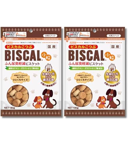 Amazon | ビスカル ふん尿臭を軽減する栄養ビスケット・犬用 2．5kg×4