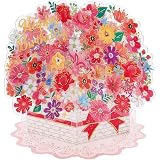 サンリオ(SANRIO) バースデーカード 透明花かご グリーティングカード 海外輸送可 BD104-2831611