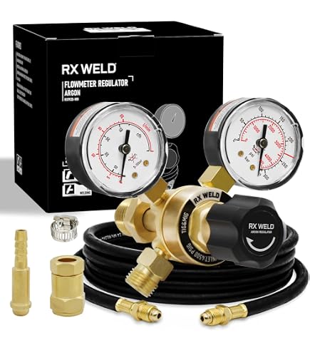 Weld Gas Hose 12 Feet Approx 12 Feet Argon/CO2 Hose For CGA580 Flow Meter Welding Regulator & Gauge Welding Gas Hose