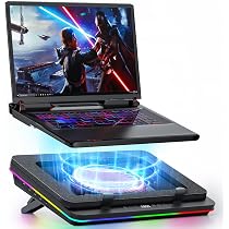 Amazon.co.jp: IETS GT600 RGBノートパソコン冷却パッド ラップトップ