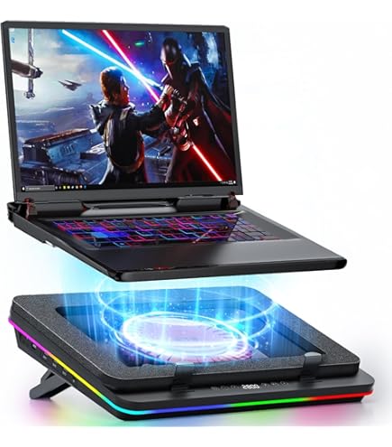 Amazon.co.jp: llano V12 ノートパソコン冷却パッド、ゲーミング