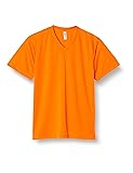 [グリマー] 半袖 メンズ 4.4オンス ドライ Vネック Tシャツ 00337-AVT オレンジ 3L (日本サイズ3L相当)
