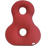 MOGU(モグ) ビーズクッション レッド プレミアムバックサポーターエイト (全長約45㎝)