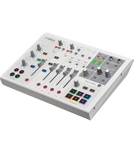 Amazon | Yamaha AG06 6-Channel Mixer / 2 Microphone | ミキサー