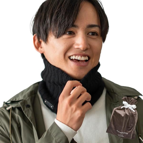 Amazon | メンズ /レディース カシミヤ100% ニットマフラー 防寒 冬