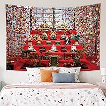 Amazon.co.jp: タペストリー ひな祭り 雛人形 雛祭り ひな人形 壁飾り