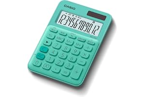 カシオ カラフル電卓 ミントグリーン 12桁 ミニジャストタイプ MW-C20C-GN-N