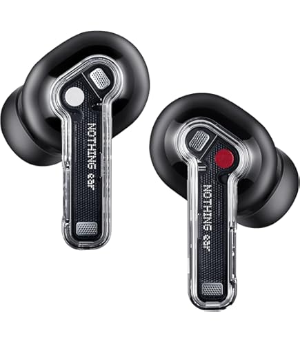 【試聴のみ】 Nothing Ear (a)クリア/ブラック　ケースカバー付き Nothing Ear (a) ケース 耐衝撃 カバー PC素材 CASE 落下防止