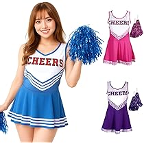 Amazon.co.jp: [monoii] チアガール コスプレ S M L ハロウィン