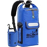 IDRYBAG Dry Bag Backpack Waterproof 20L, Waterproof Backpack Floating Dry Bag，Roll Top Keeps Gear Dry for Kayaking