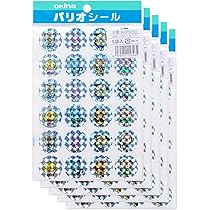 Amazon | オキナ キャラクターシール PS753 1パック(24片×2枚入)×5