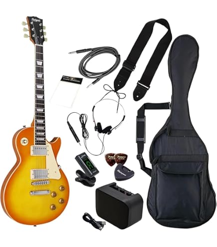 Amazon | BUSKER'S BLF200 BK レスポール エレキギター