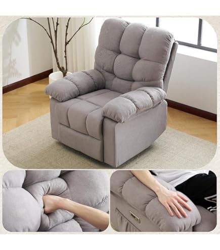 リクライニングチェア　リクライニングソファ　電動　テーブル付き　アッシュグレー 新品 リクライニングチェア リクライニングソファ 電動チェア アッシュ