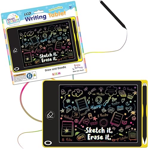 Magic Sensory LCD Writing Tablet for Kids - Interactive Drawing Tablet for Kids - 8.5" Screen - Encourage Creative Drawing an