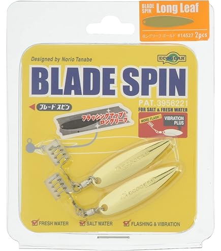 ルアー各種 Ecogear 3762 Blade Spin Leaf Gold Price Blade Spin (2 Pack) U2013