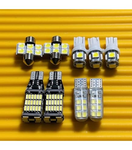 ホンダ バモス ホビオ☆ヘッドライト T10 LED ルームランプ 11個セット