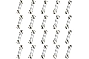 HUAREW T1.6AL250V 20pcs 5x20mm Slow Glass Fuse 1.6A 250V 0.2 x 0.78 Inch Delay Fuses