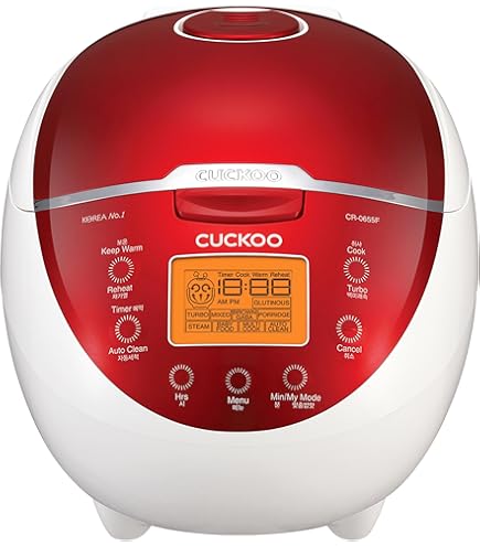 韓国人気ブランドCUCKOO 大容量炊飯器 CR-1020F CUCKOO CR-1020F Micom Rice Cooker with 16 Menu Options