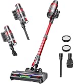 掃除機 50Kpa強力吸引 65分連続稼働＆自立式 コードレス Amazon | 掃除機 コードレス 【55000pa超強力吸引・60分連続稼働・自立